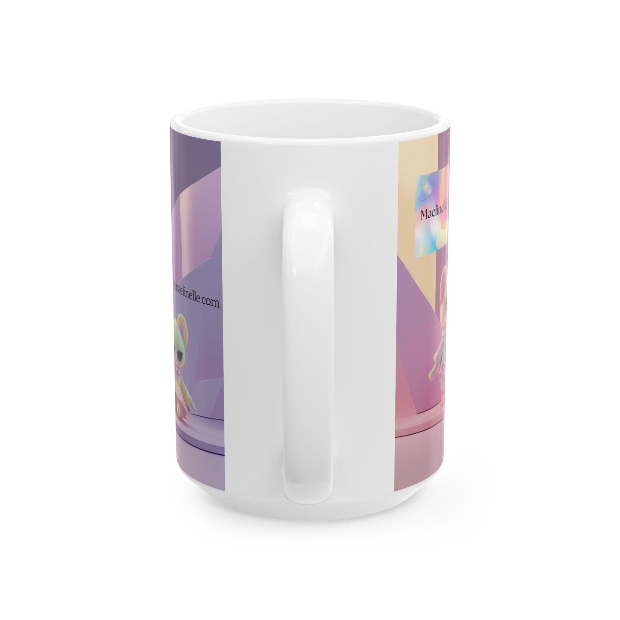 Maelinelle Bear Dolls Ceramic Mug - Cute Gift for Collectors, Kids, Birthdays, Holidays, Home Decor, Fun Drinkware