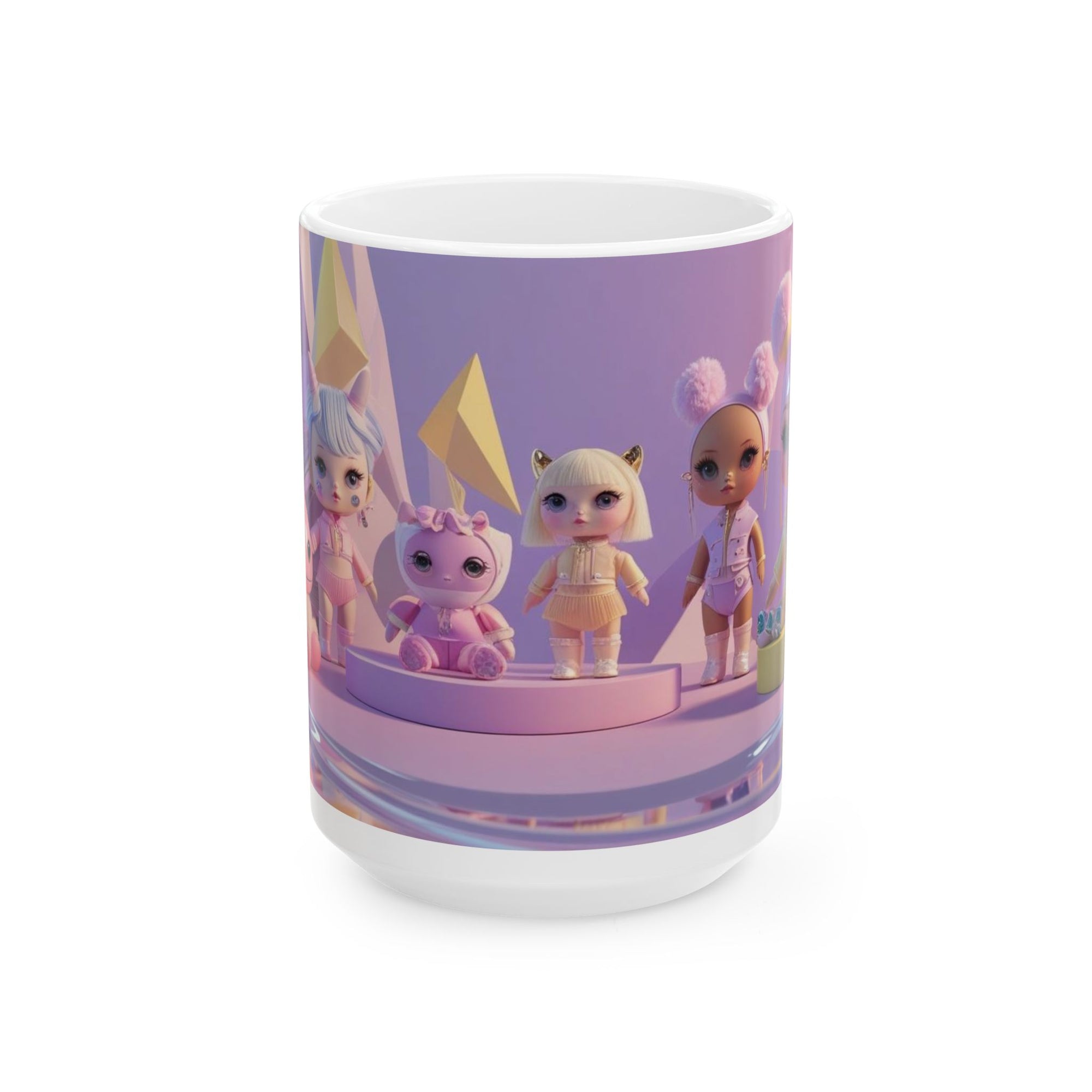 Maelinelle Baby Dolls Ceramic Mug - Adorable Gift for Collectors, Kids, Birthdays, Holidays, Home Decor, Fun Drinkware