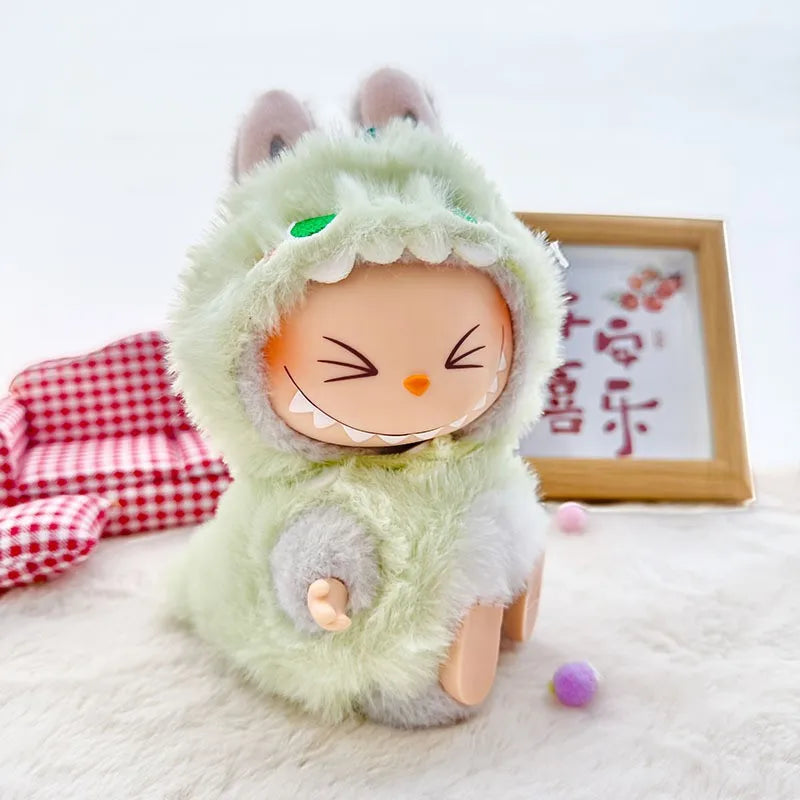 Labubu Designer Outfits Popular Fried Shrimp Jumpsuit Style Clothes and Accessories for Dolls-9