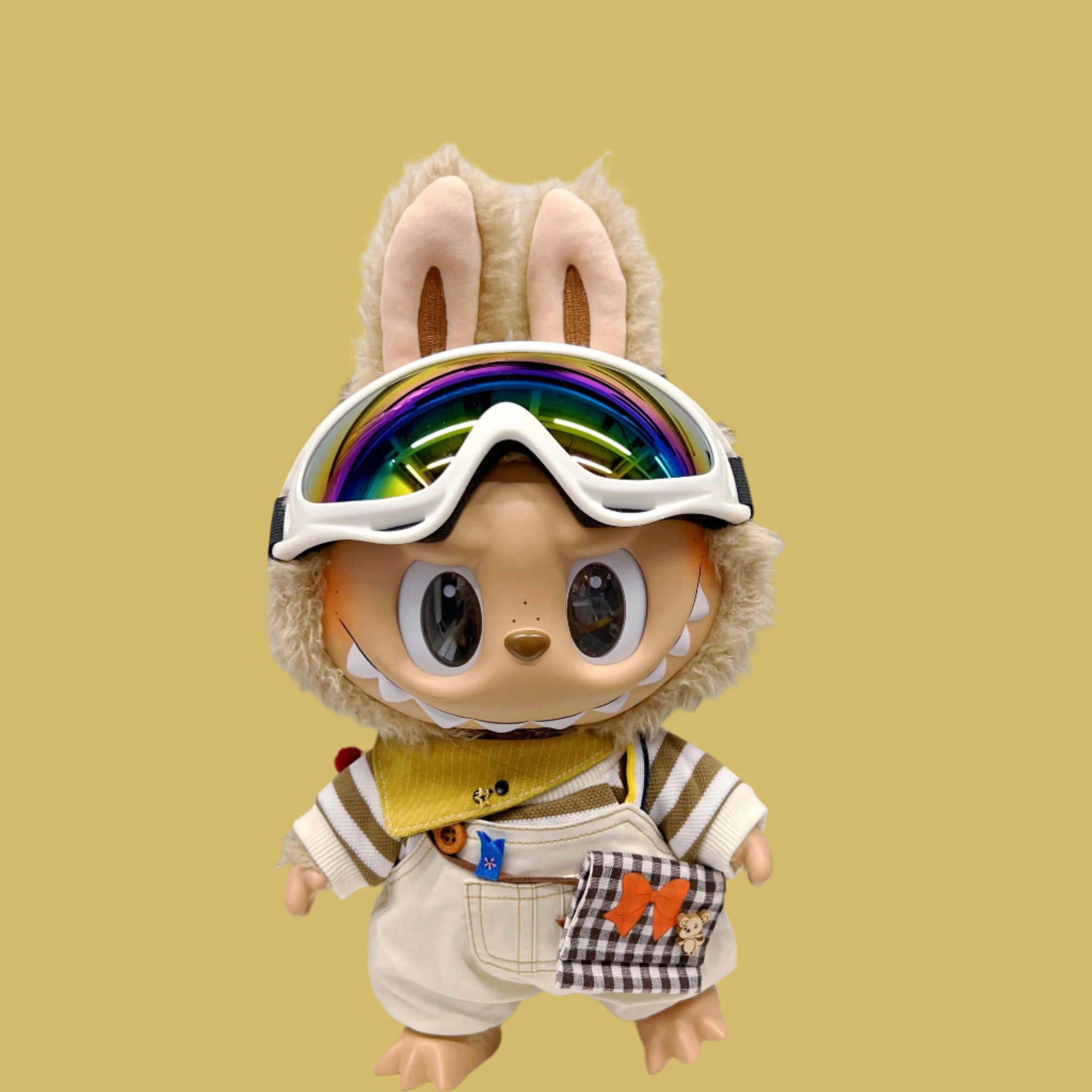 Labubu Clothes Only Cotton Baby Glasses 10cm 15cm 20cm 40cm Ski Goggles, Goggles, Labubu Glasses in Stock-23