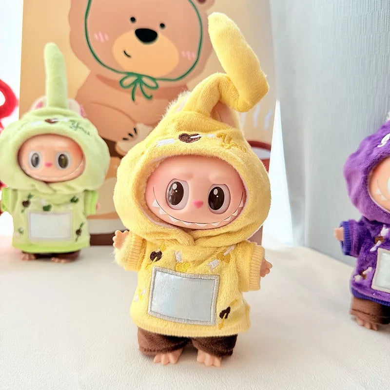 Competitive Clothes Only sitting party baby capsule bunny overalls designer outfits labubu clothes and accessories-9