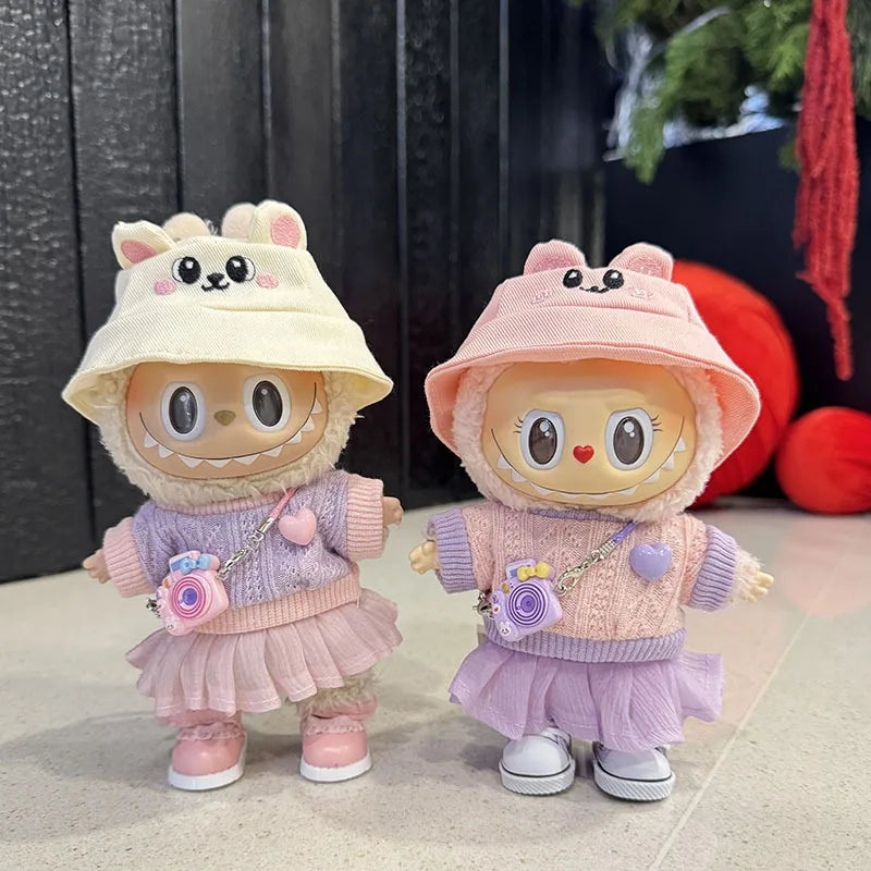 Trusted Clothes Only heartsweatshirt gauze dress designer outfits labubu clothes and accessories-1