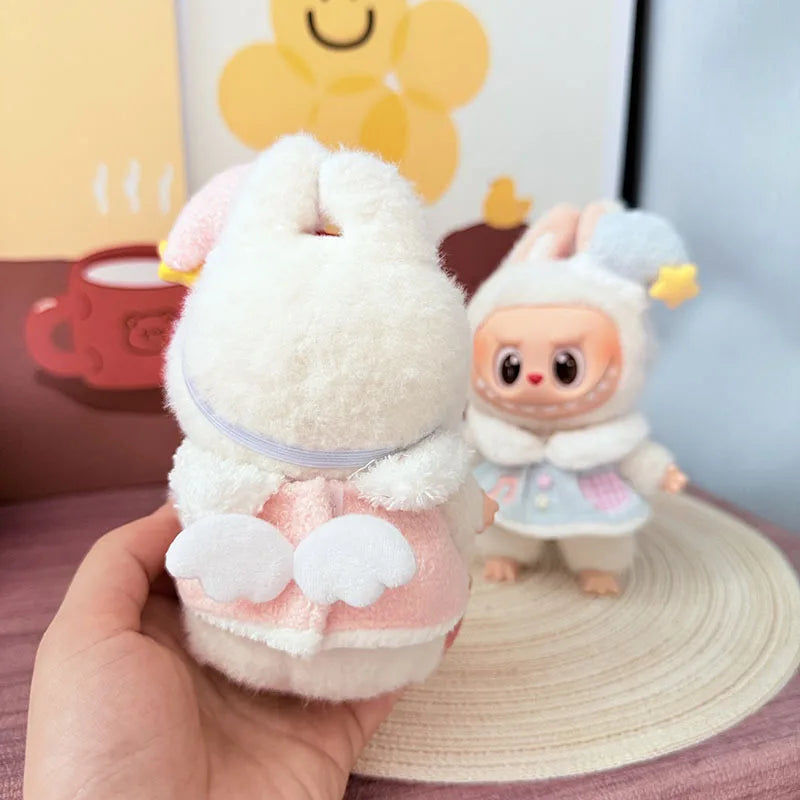 Labubu Designer Outfits & Accessories 17cm Music Angel Set Cartoon Toy Style Clothes Only-1