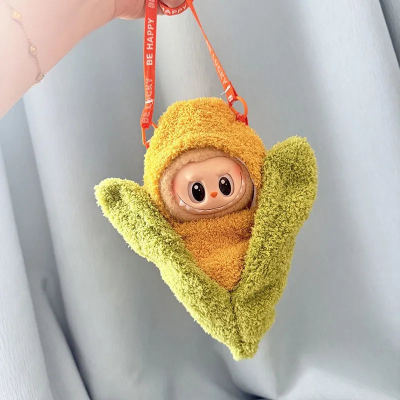 Labubu Designer Outfits Popular Fried Shrimp Jumpsuit Style Clothes and Accessories for Dolls-8
