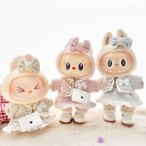 Professional clothes Only Classic Small Fragrant Skirt Suit Designer Outfits Labubu Clothes And Accessories-0