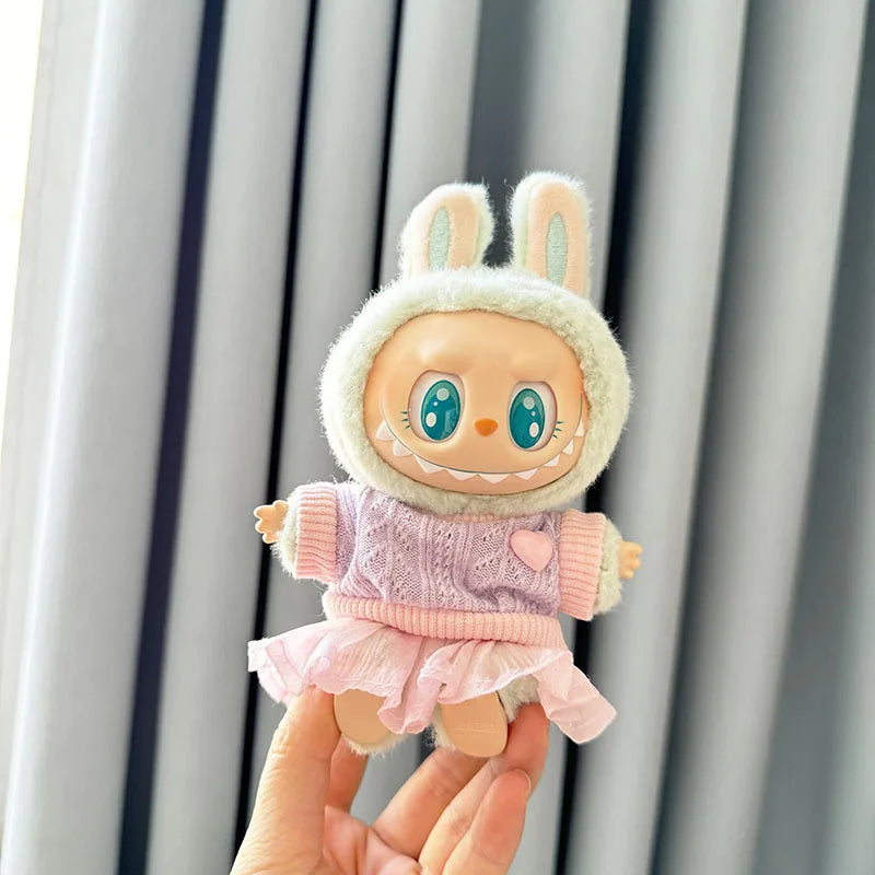 Trusted Clothes Only heartsweatshirt gauze dress designer outfits labubu clothes and accessories-9