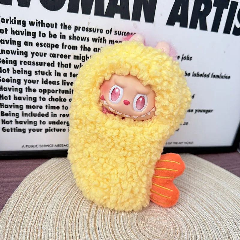 Labubu Designer Outfits Popular Fried Shrimp Jumpsuit Style Clothes and Accessories for Dolls-10