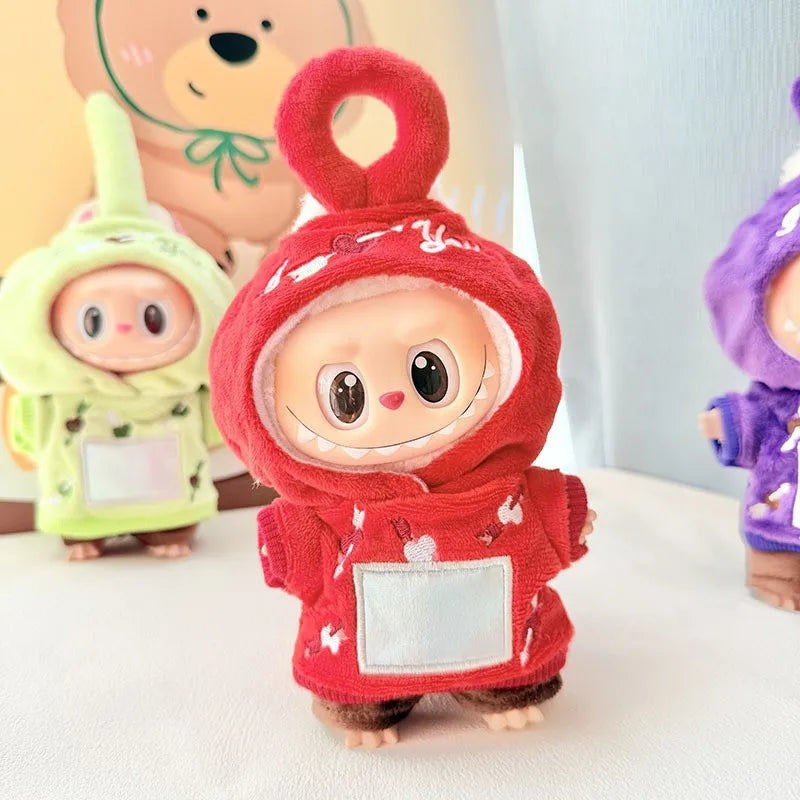 Competitive Clothes Only sitting party baby capsule bunny overalls designer outfits labubu clothes and accessories-5