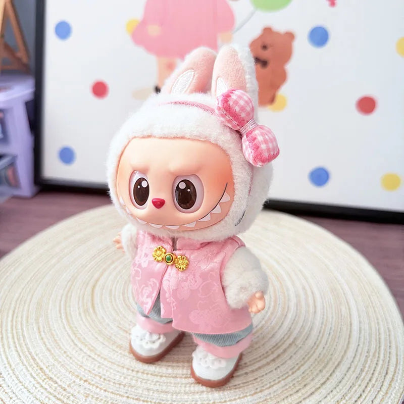 Exclusive clothes Only Elegant Chinese Style Suit Fairy Designer Outfits Labubu Clothes And Accessories-2