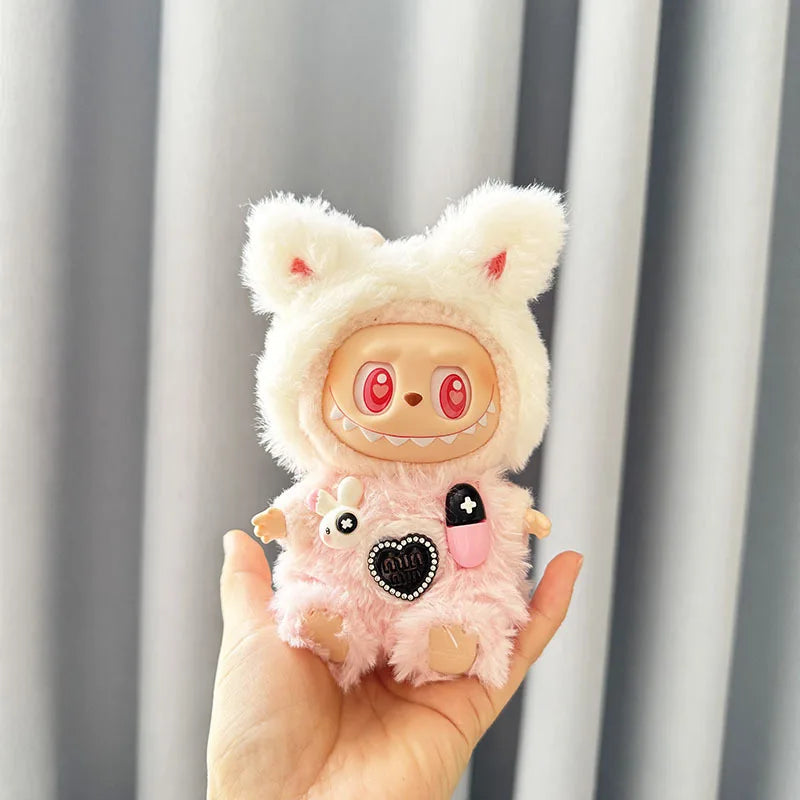Competitive Clothes Only sitting party baby capsule bunny overalls designer outfits labubu clothes and accessories-7