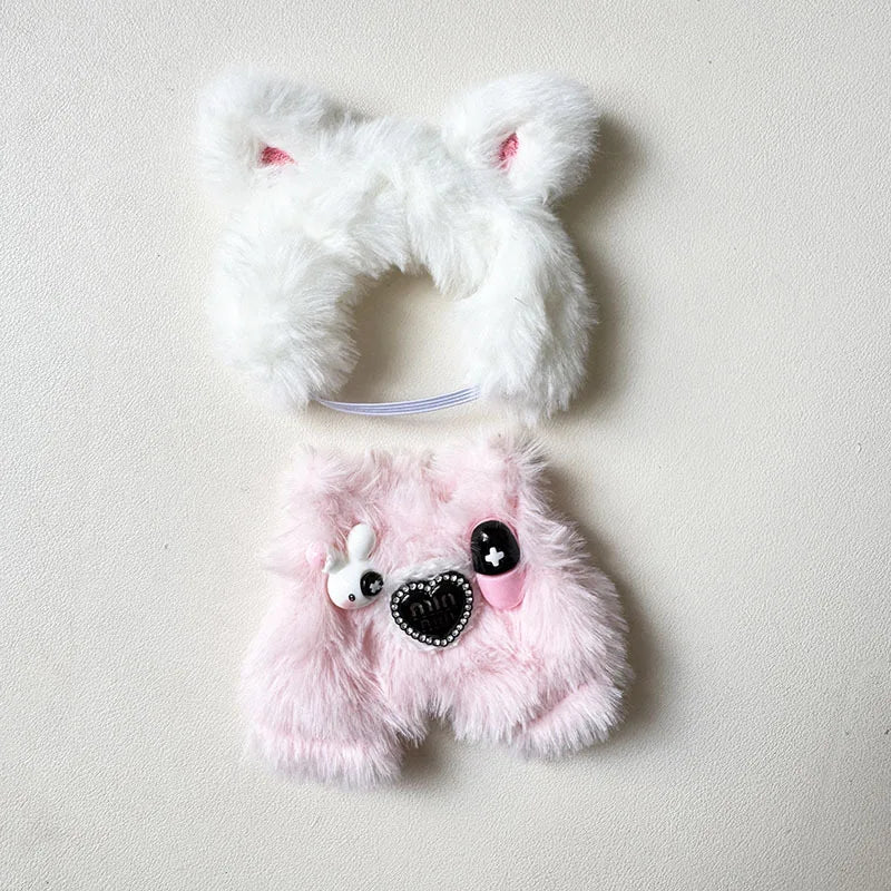 Competitive Clothes Only sitting party baby capsule bunny overalls designer outfits labubu clothes and accessories-4