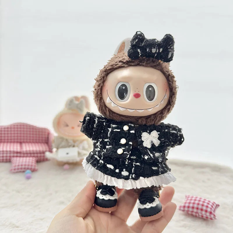 Professional clothes Only Classic Small Fragrant Skirt Suit Designer Outfits Labubu Clothes And Accessories-6