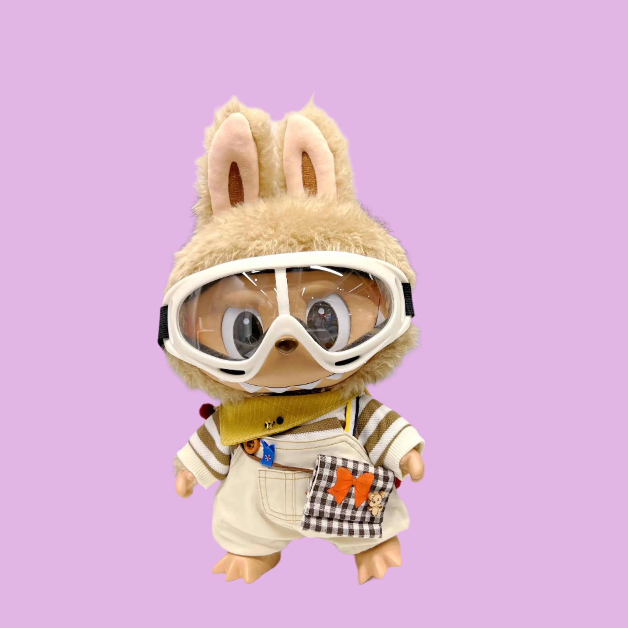 Labubu Clothes Only Cotton Baby Glasses 10cm 15cm 20cm 40cm Ski Goggles, Goggles, Labubu Glasses in Stock-2