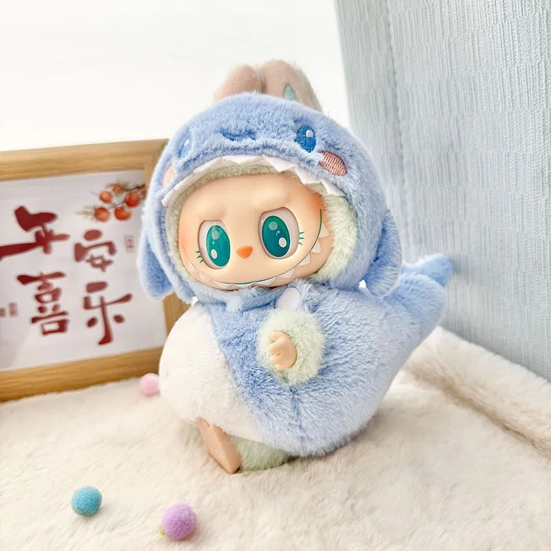 Labubu Designer Outfits Popular Fried Shrimp Jumpsuit Style Clothes and Accessories for Dolls-6